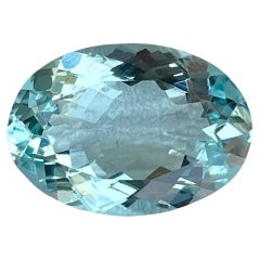5.17 quilates Piedra Aguamarina Azul Talla Ovalada Piedra Preciosa Africana Natural
