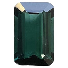 Pierre naturelle de 5.17 carats, tourmaline verte octogonale taillée à facettes de qualité supérieure