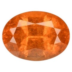 5,17 ct, Facettierter Spessartit-Orangen-Granat