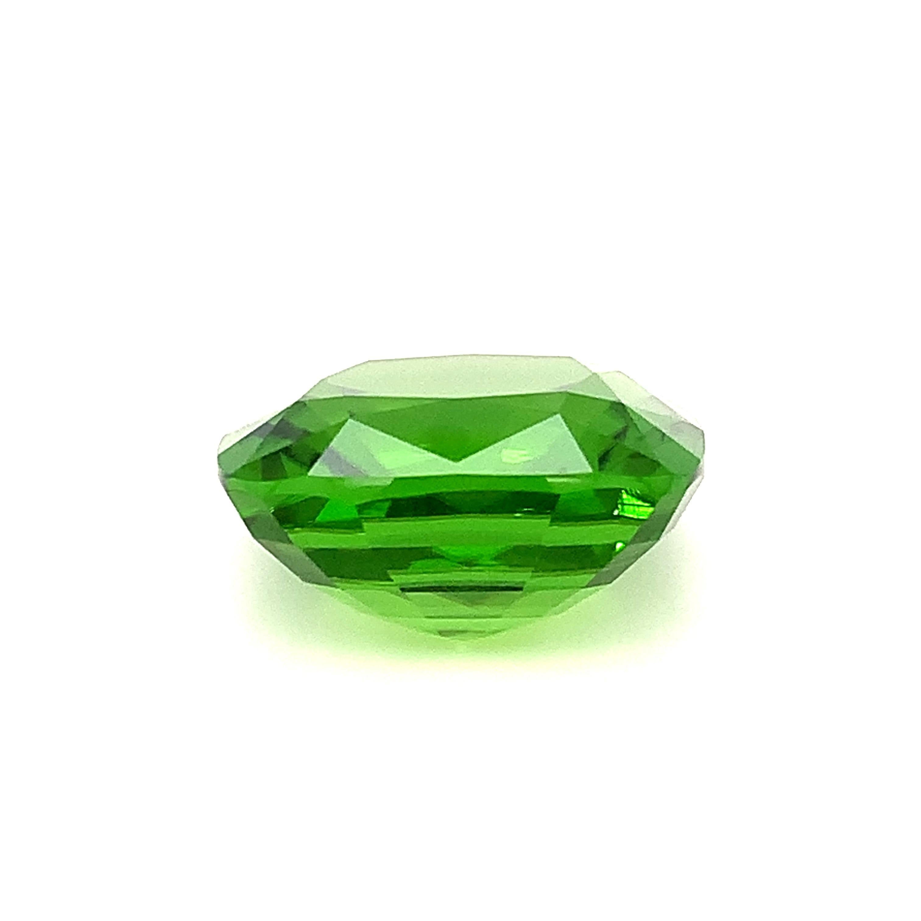 51.72 Carat Peridot Cushion, Loose Gemstone, GIA Certified 4