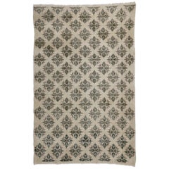 51994 Distressed Sivas Rug with Industrial Art Deco Style