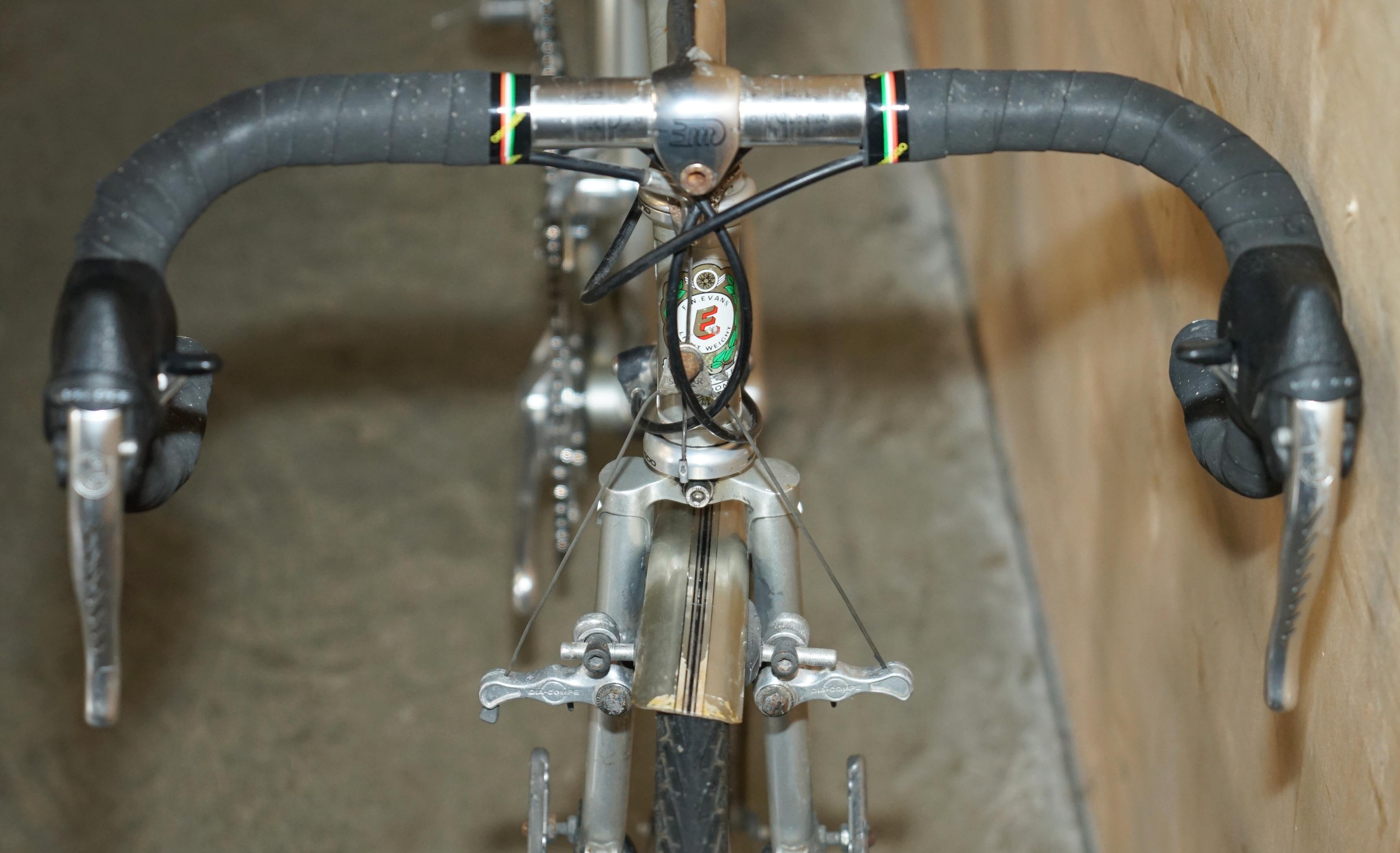 51CM FW EVANS REYNOLDS 531 TOURiNG WINTER TRAINER ROAD BIKE HARRY ROWLAND WHEELS in vendita 5