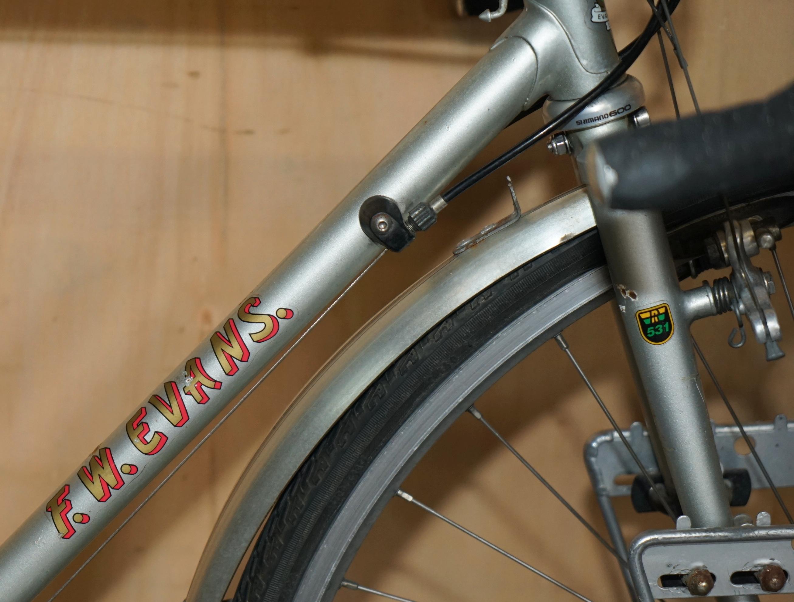 Altro 51CM FW EVANS REYNOLDS 531 TOURiNG WINTER TRAINER ROAD BIKE HARRY ROWLAND WHEELS in vendita