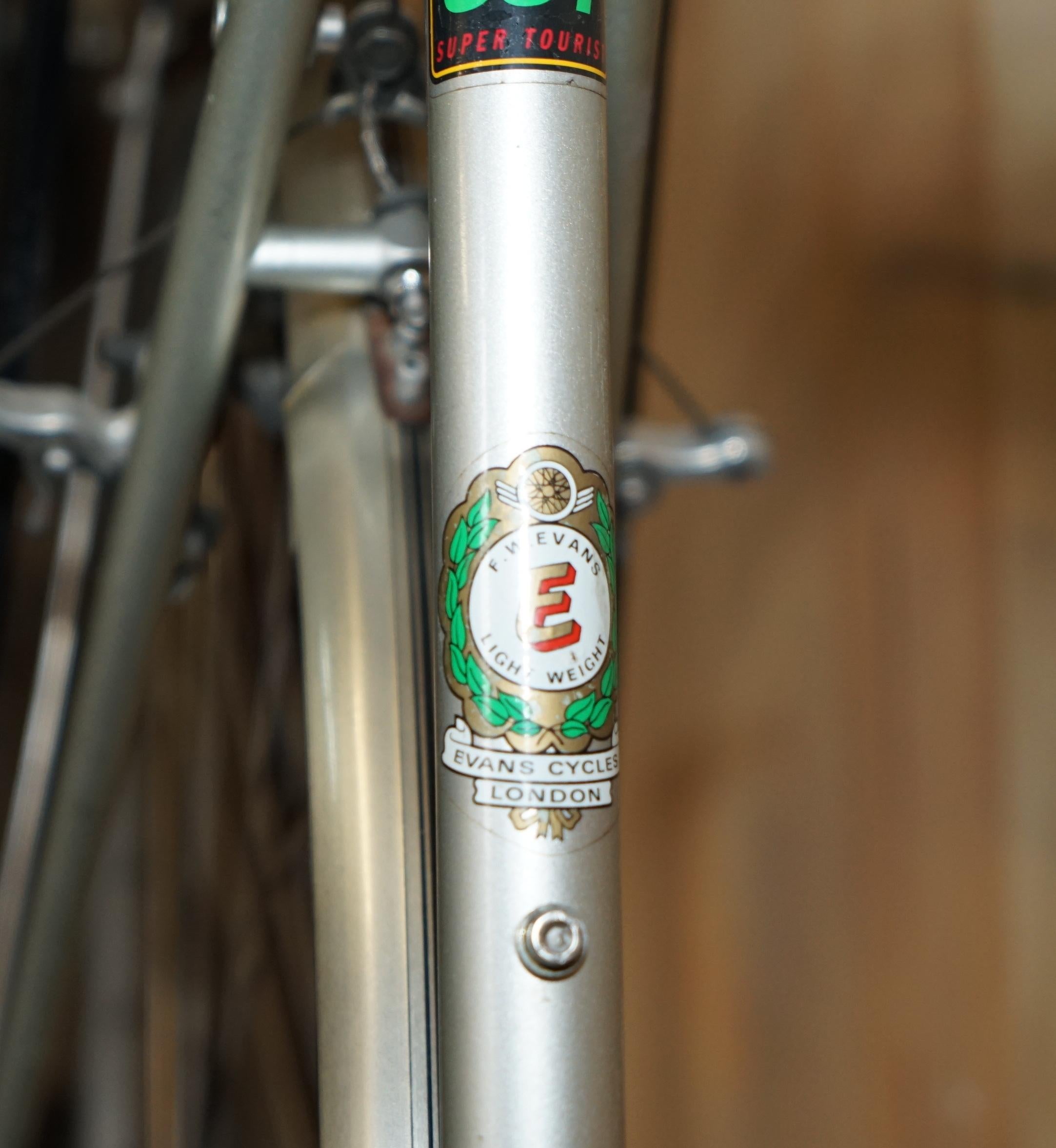 Fatto a mano 51CM FW EVANS REYNOLDS 531 TOURiNG WINTER TRAINER ROAD BIKE HARRY ROWLAND WHEELS in vendita