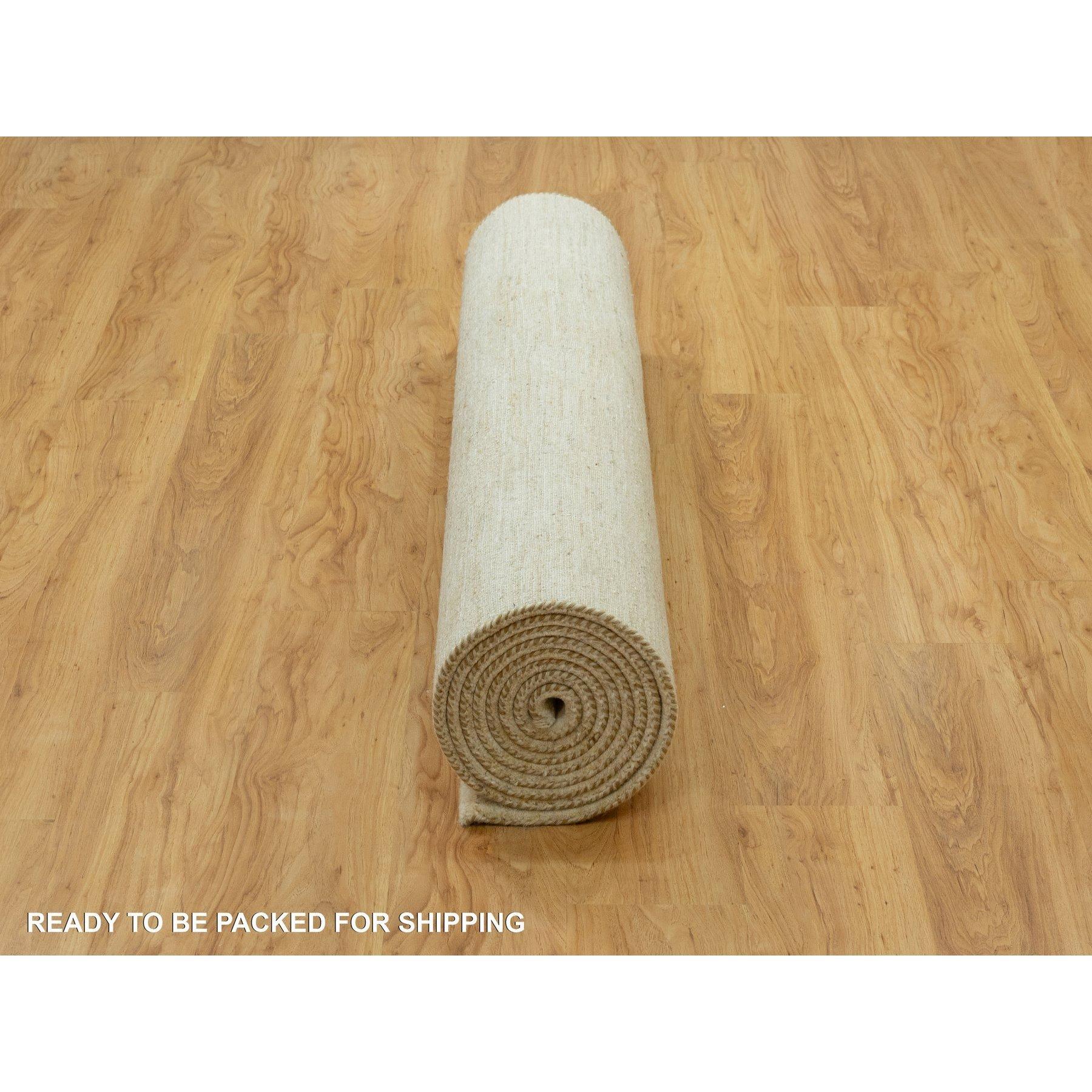 Tappeto Runner in pura lana annodata a mano 5'1x13'8