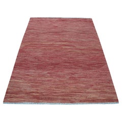 5
1 "x6
7" Sunset Shades Reversible Kilim Pure Wool Hand Woven Oriental Rug