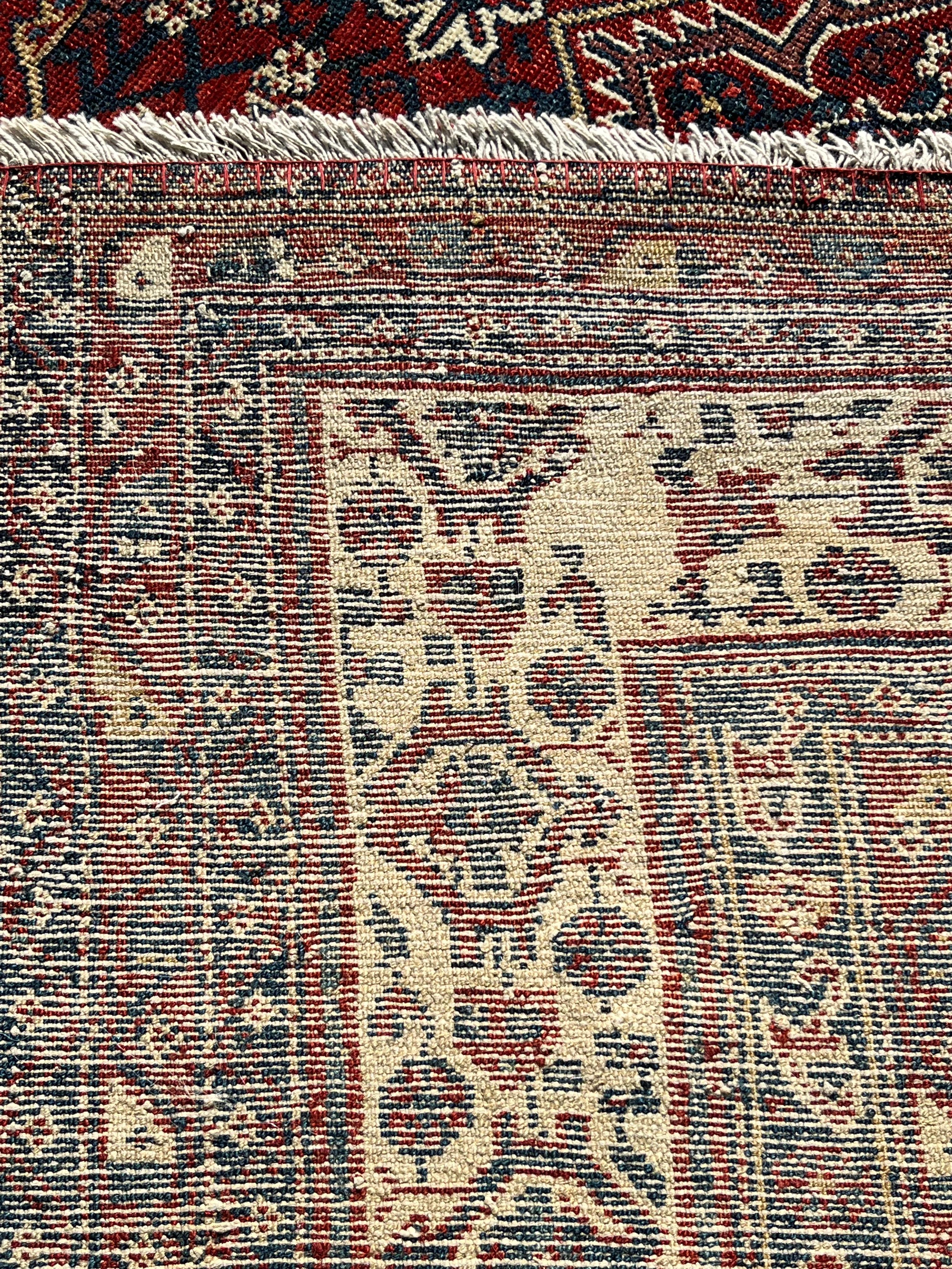 Persian Malayer Wool Handknotted Carpet from the Early 20th Century For Sale 1