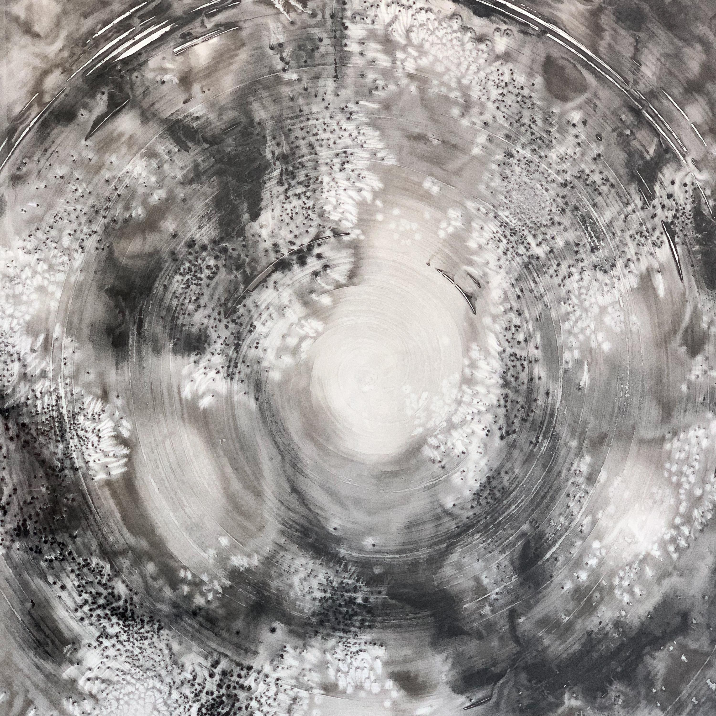 Contemporary Abstract Framed Painting by Darren Oberto