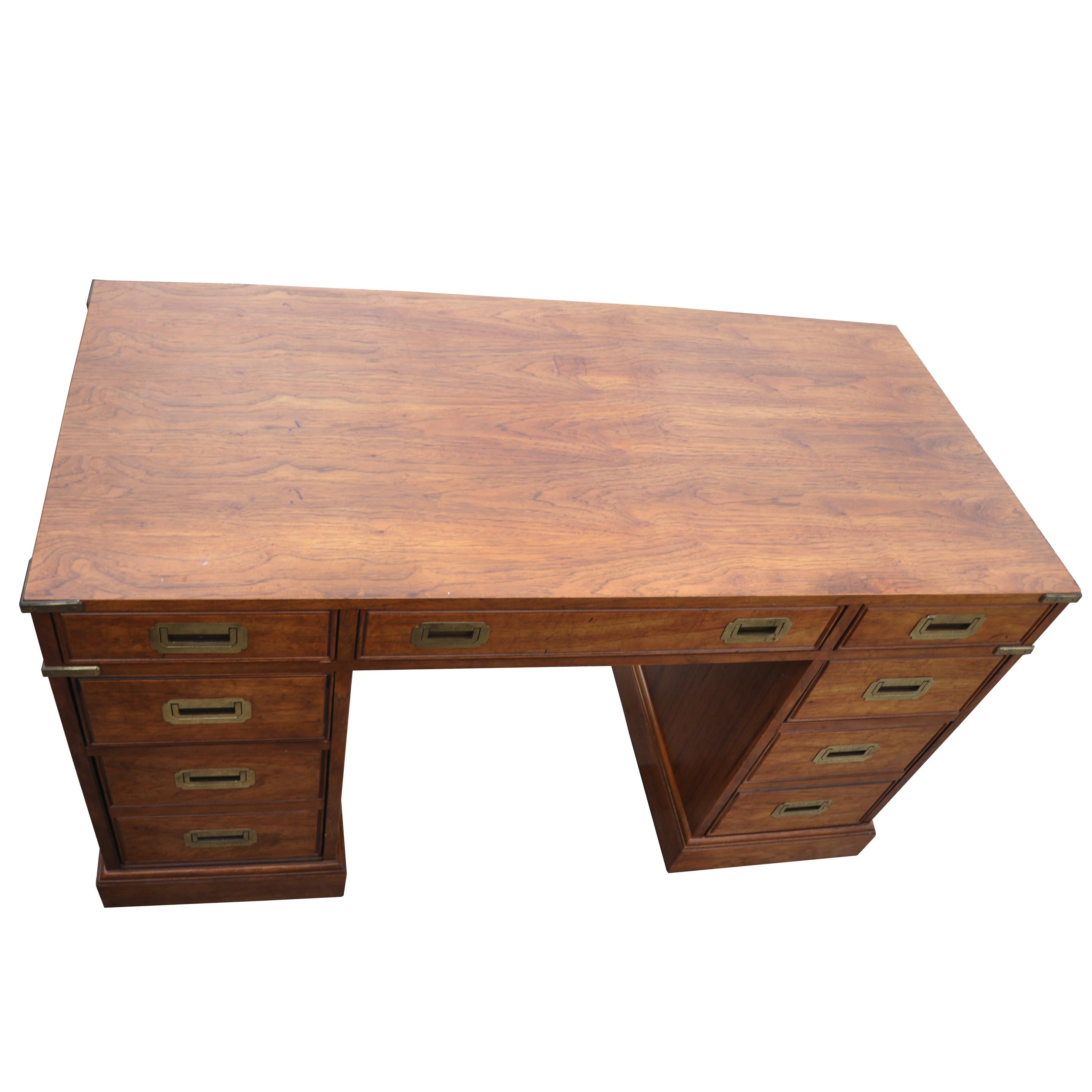 Campaign Style Desk by National Mt. Airy 1