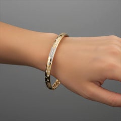 52 Diamanti Bracciale in oro giallo 14K (o 18k su richiesta)