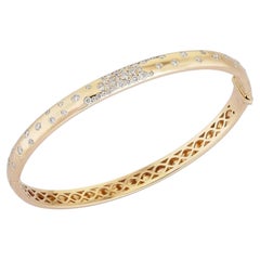 52 Diamanti Bracciale in oro giallo 14K (o 18k su richiesta)
