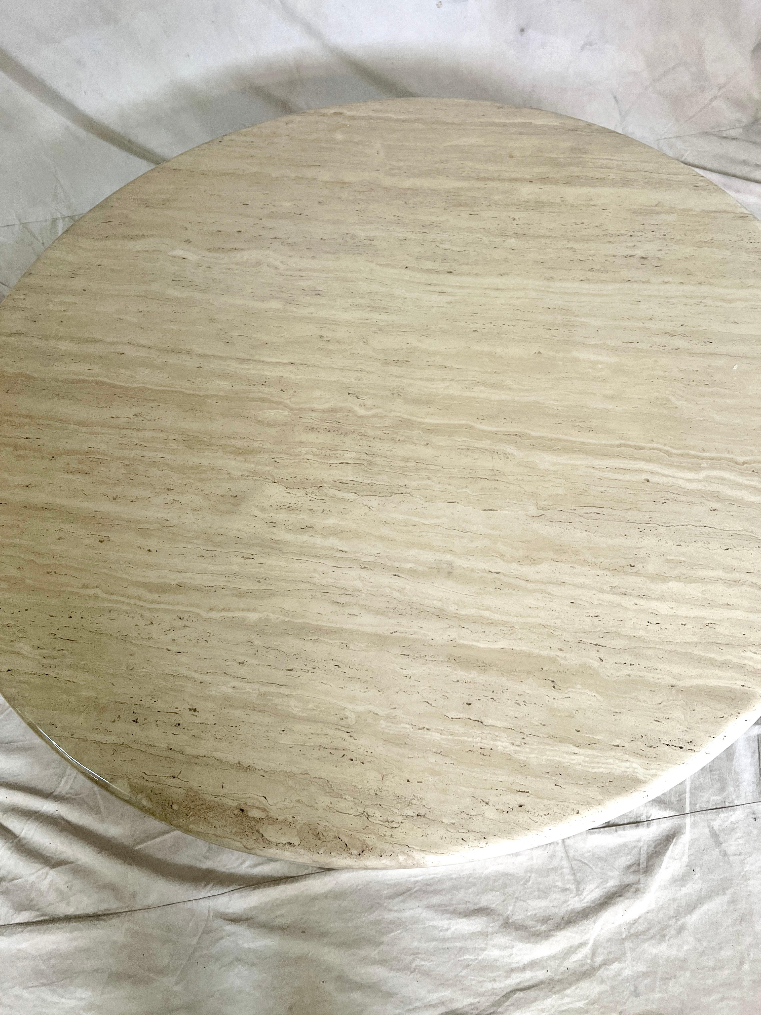 Mesa de cóctel con tapa de granito orgánico de 52