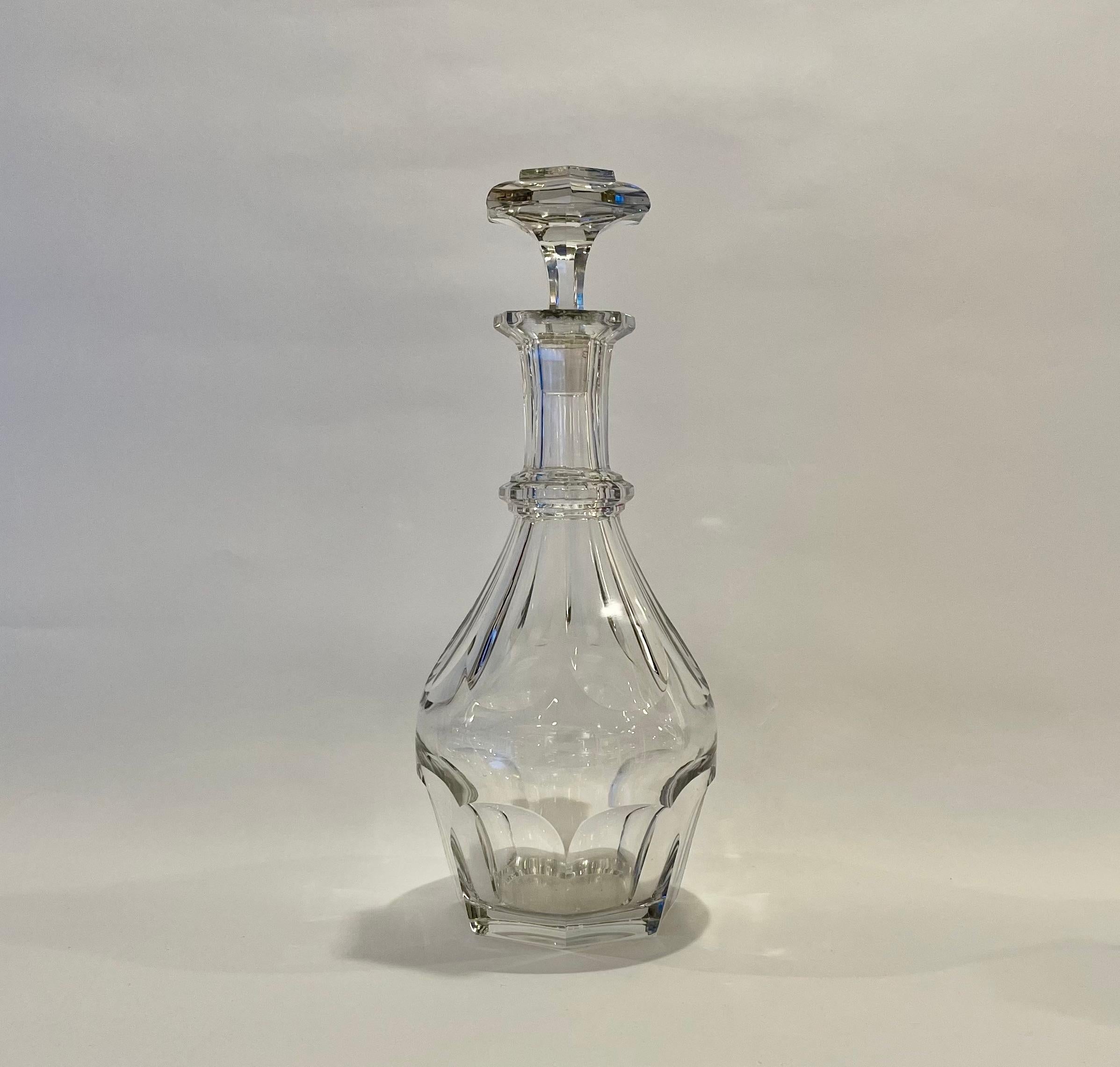 20th Century 52 Piece of Baccarat Crystal Stemware with Decanters model Bourbon' For Sale