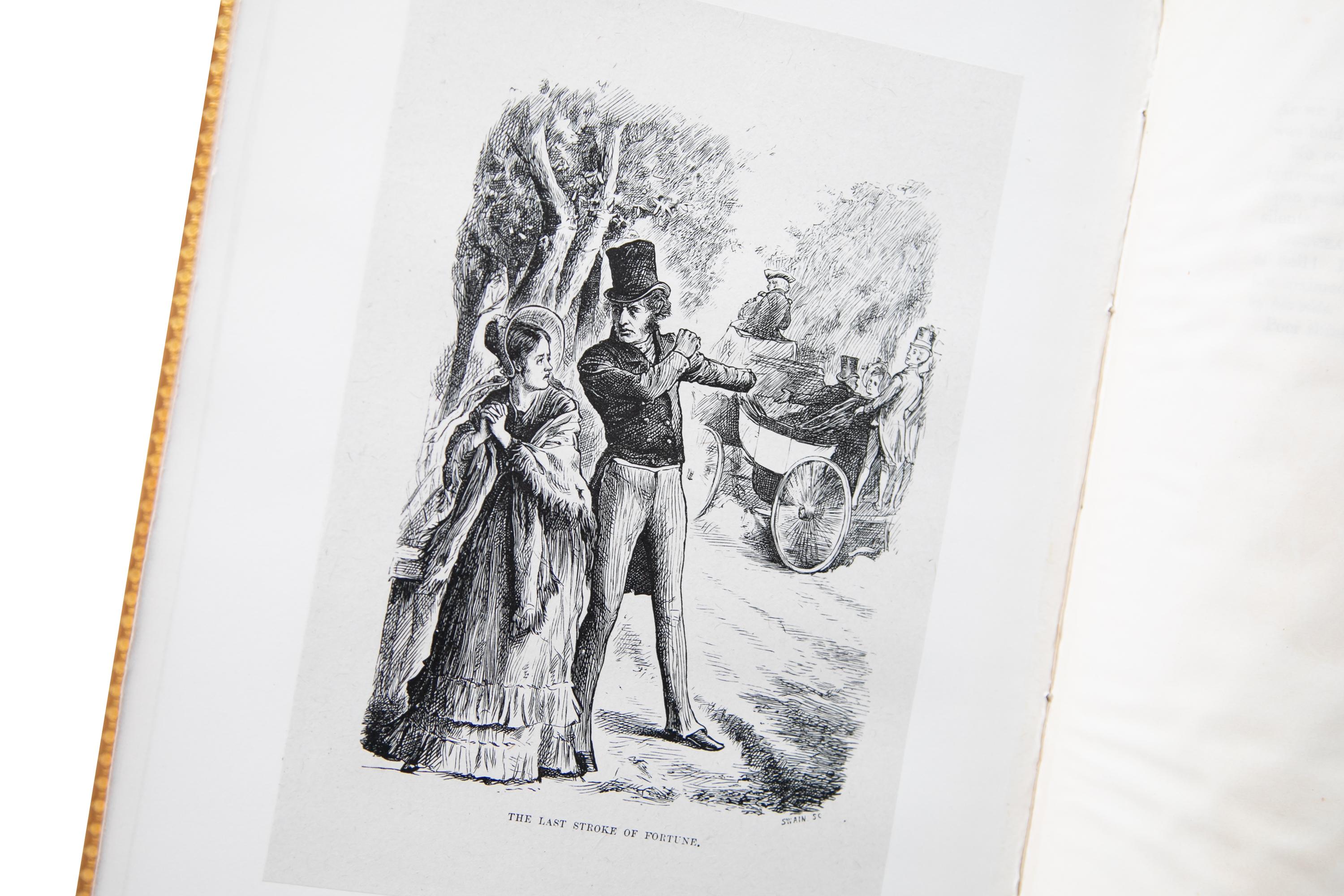 52 Bände. William Makepeace Thackeray, The Works. (19. Jahrhundert) im Angebot