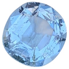 5.20 Carat Natural Loose Aquamarine Goshenite Cushion Cut Gemstone