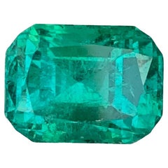 5.20 Karat Natürlicher Lose Blauer Grüner Turmalin Cushion Shape Edelstein