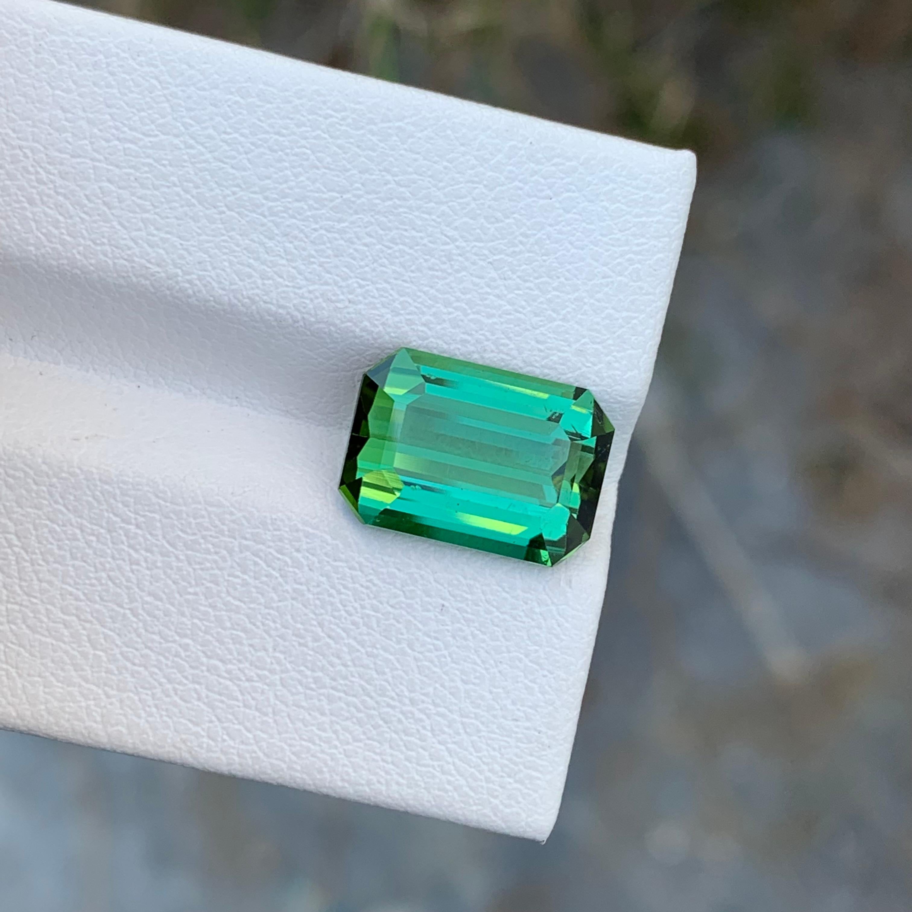 Loose Bright Green Tourmaline

Weight: 5.20 Carats
Dimension: 12.4 x 8.7 x 5.7 Mm
Colour: Green 
Origin: Afghanistan
Certificate: On Demand
Treatment: Non

Tourmaline is a captivating gemstone known for its remarkable variety of colors, making it a