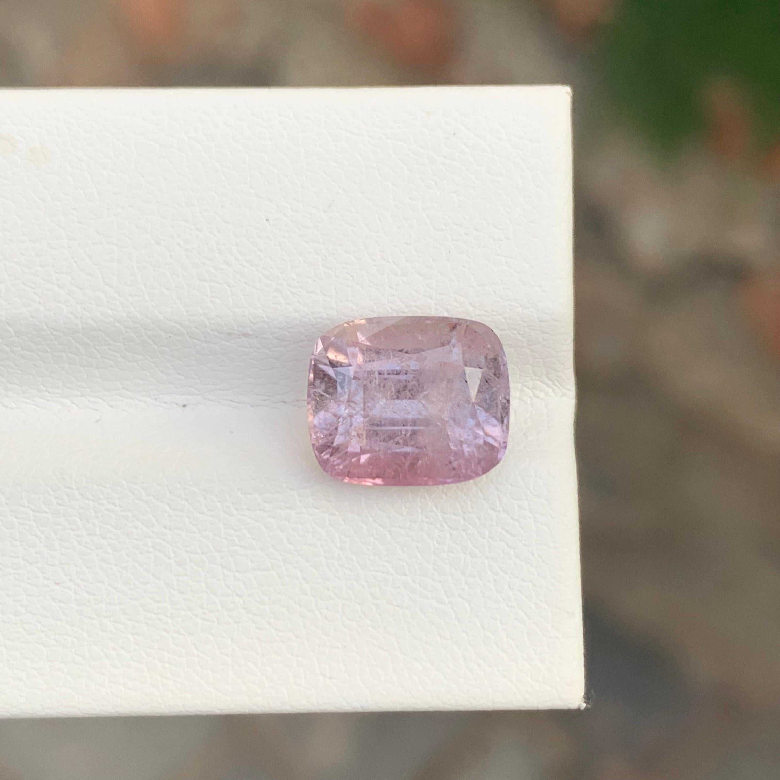 5.20 Carat Natural Loose Light Pink Tourmaline Cushion Shape Gemstone (pierre précieuse en forme de coussin) Neuf - En vente à Peshawar, PK