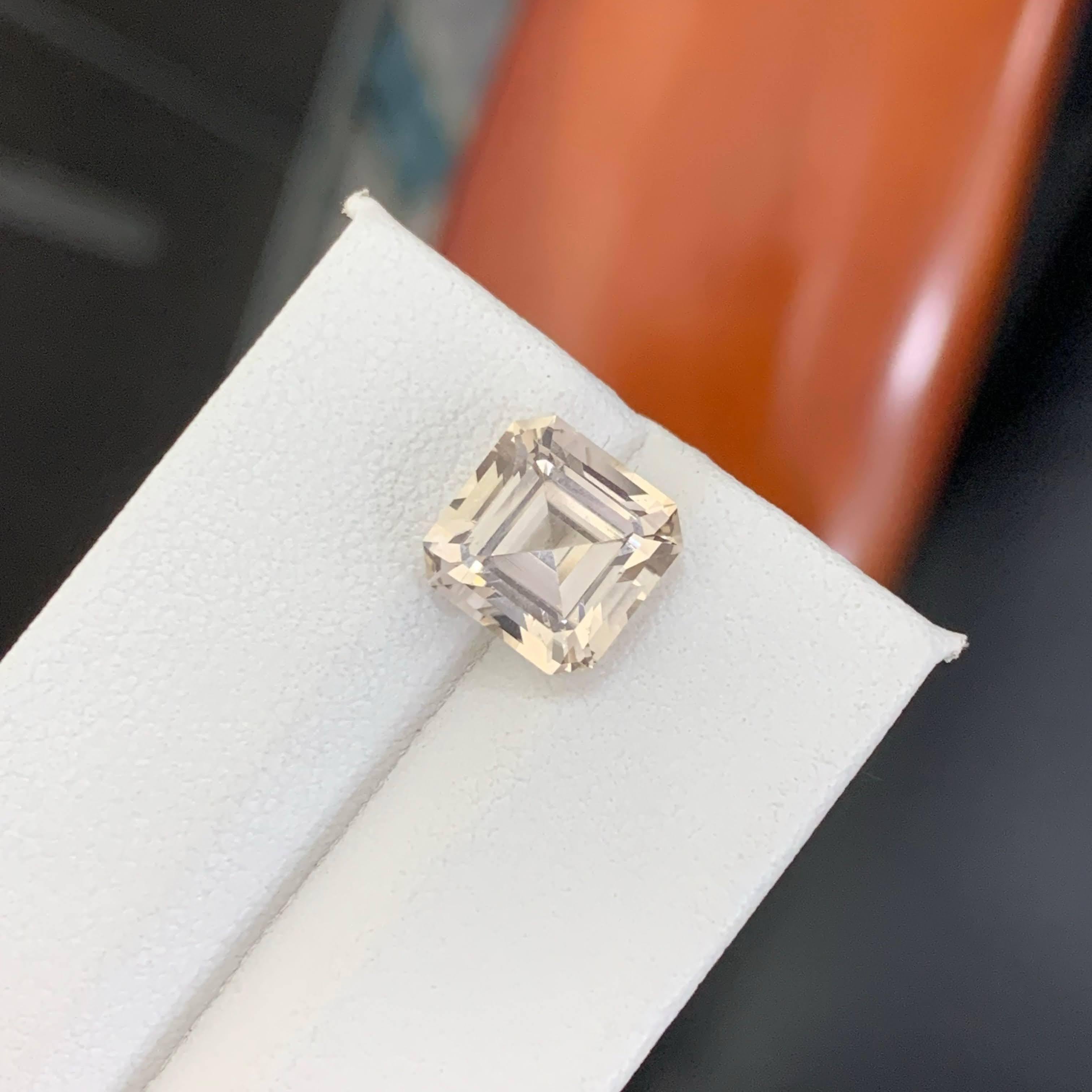 5.20 Carat Natural Loose Quality Topaz Stone Asscher Cut Pakistani Gemstone Neuf - En vente à Bangkok, TH