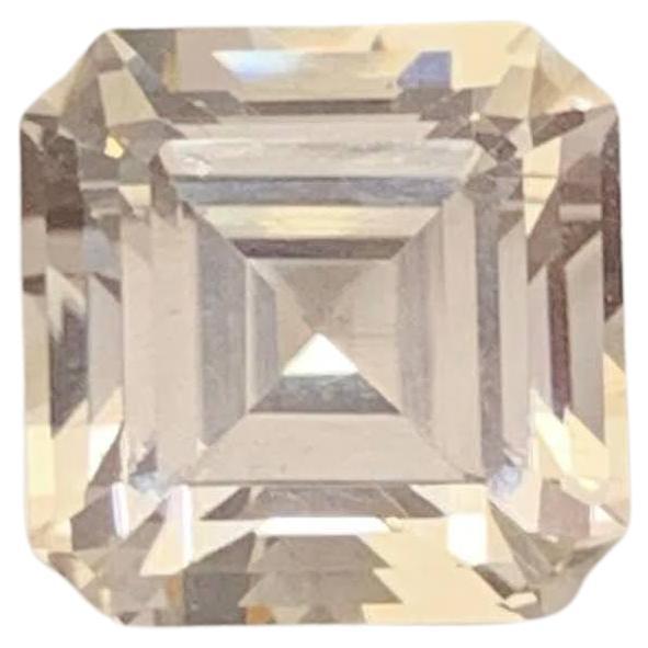 5.20 Carat Natural Loose Quality Topaz Stone Asscher Cut Pakistani Gemstone