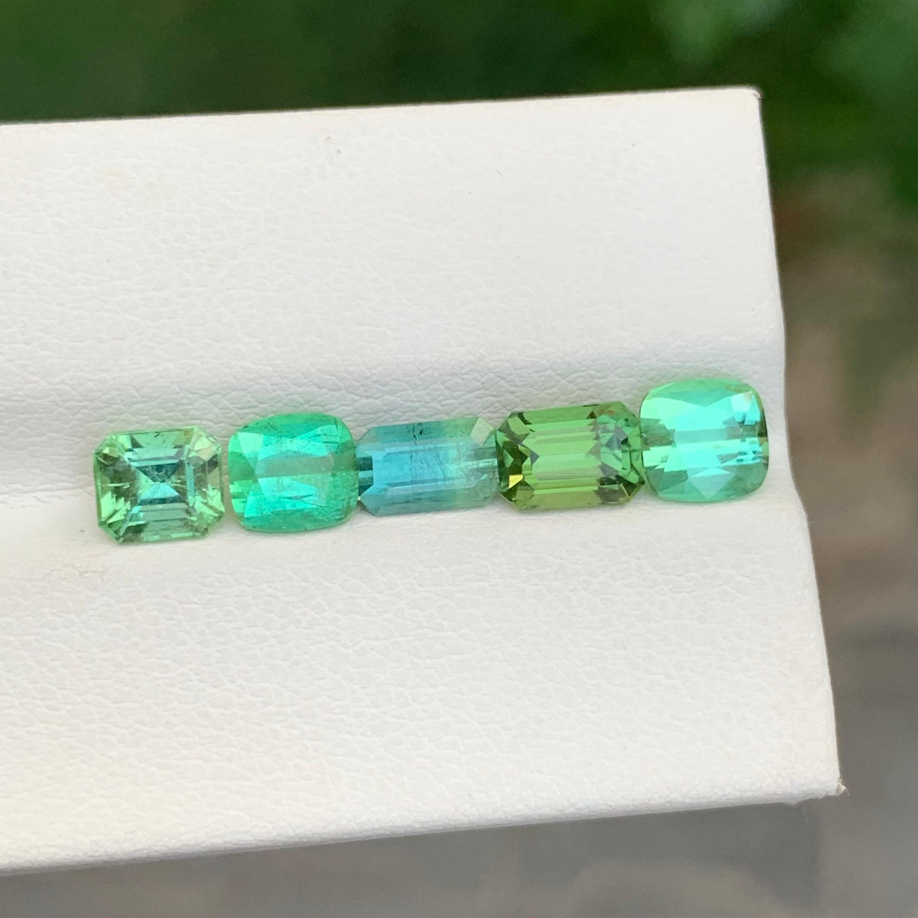 Lote de turmalina suelta natural de 5,20 quilates procedente de Afganistán en venta 2