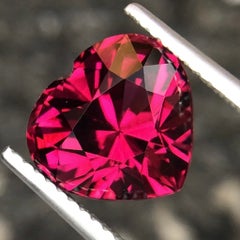 5.20 Carat Natural Pink Umbalite Garnet Heart Cut Loose Gemstone for Ring