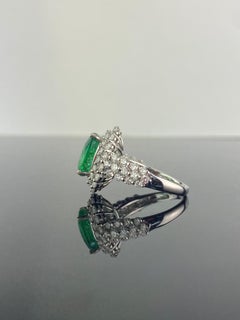 5.20 Carat Paraiba Tourmaline and Diamond Engagement Ring