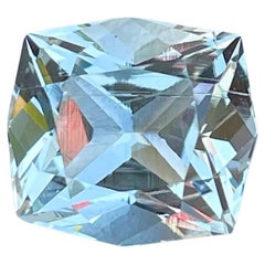 5.20 Carats Aquamarine Custom Precision Cut Natural Pakistani Gemstone