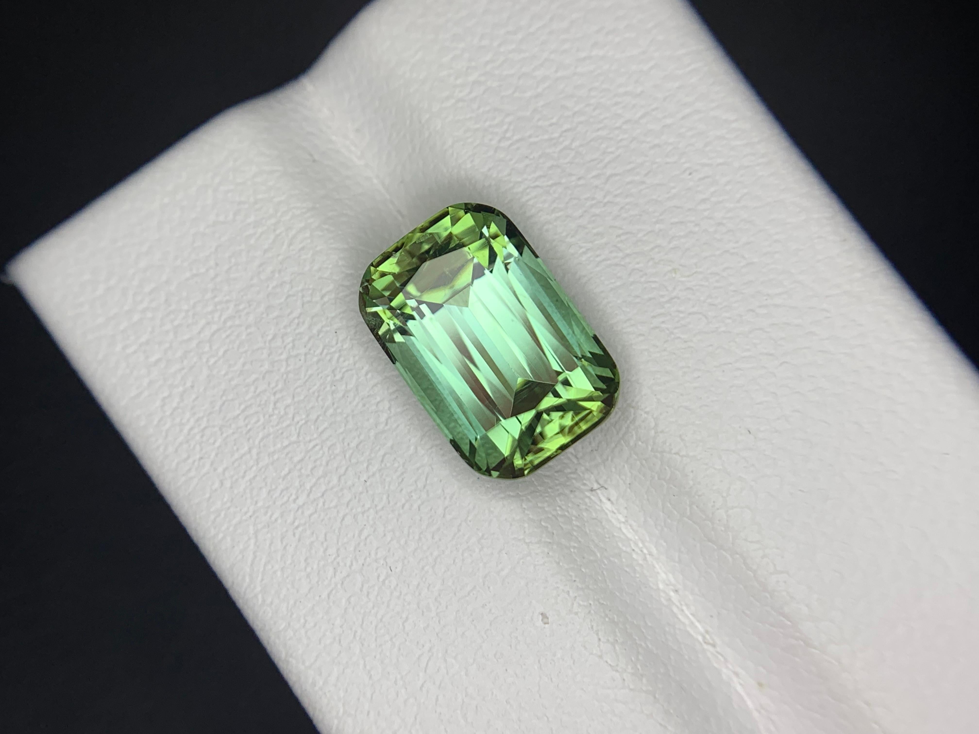 5,20 carati di gemma naturale di tormalina menta sciolta in vendita 4