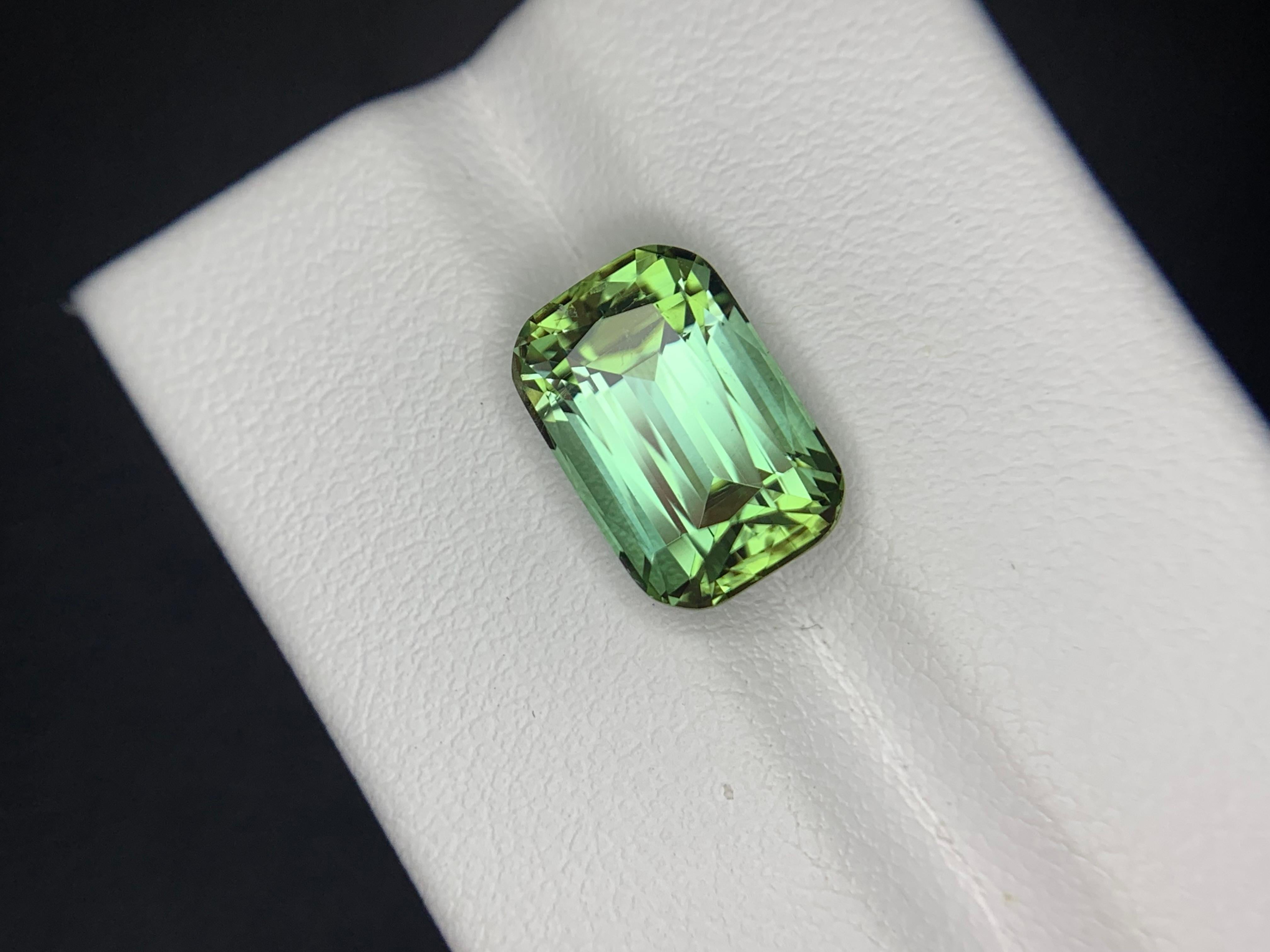 5,20 carati di gemma naturale di tormalina menta sciolta in vendita 5