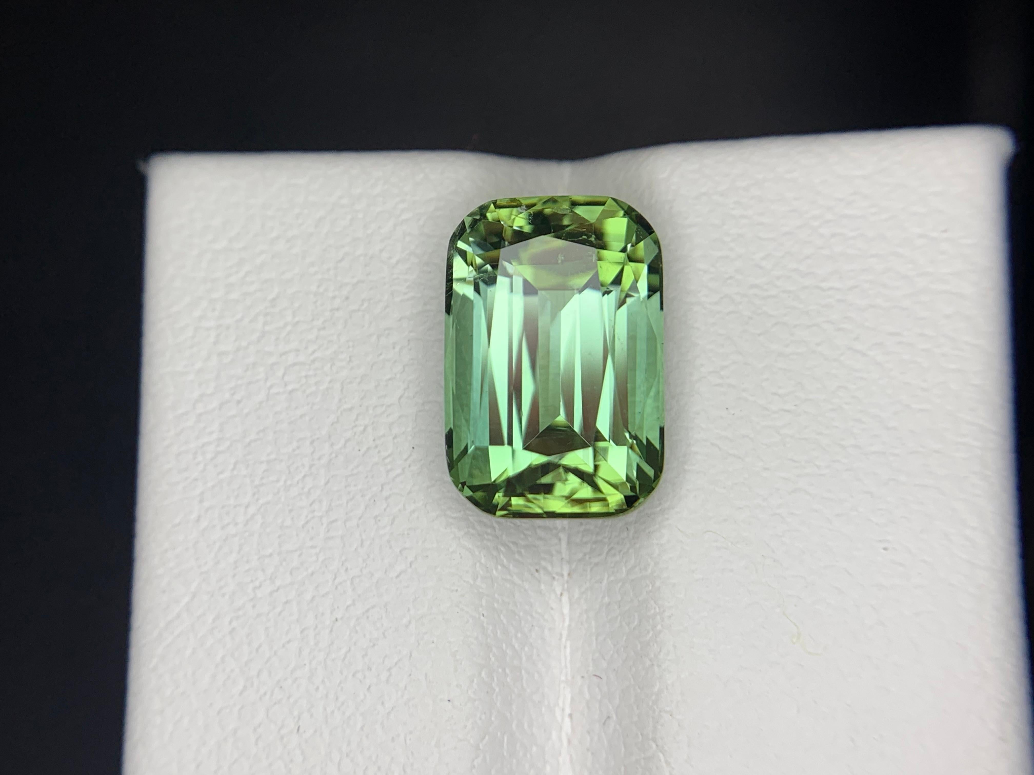 5,20 carati di gemma naturale di tormalina menta sciolta in vendita 2