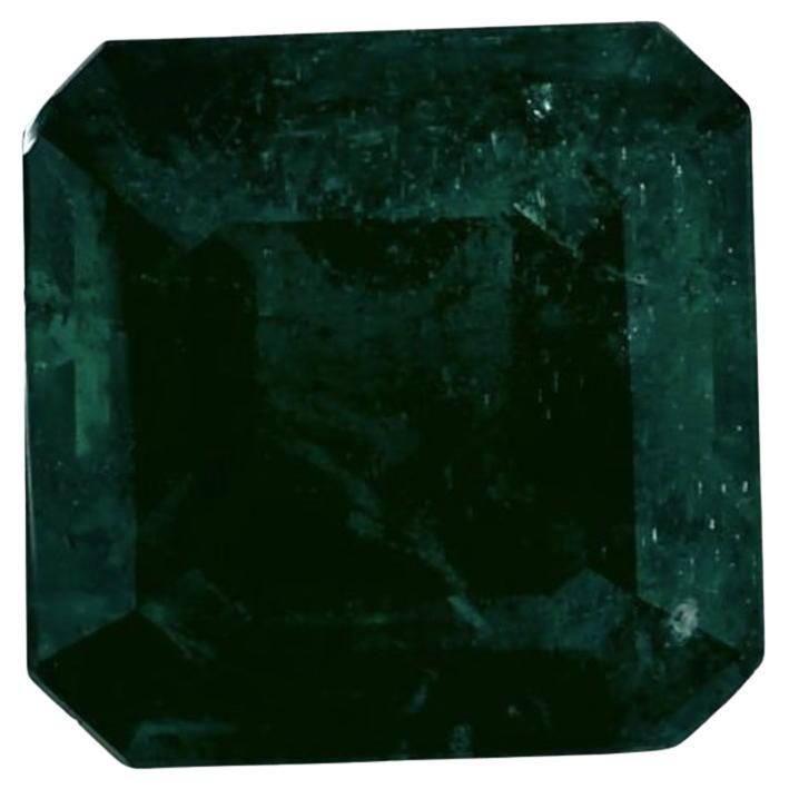 5.21 qt Esmeralda talla octágono Gema suelta