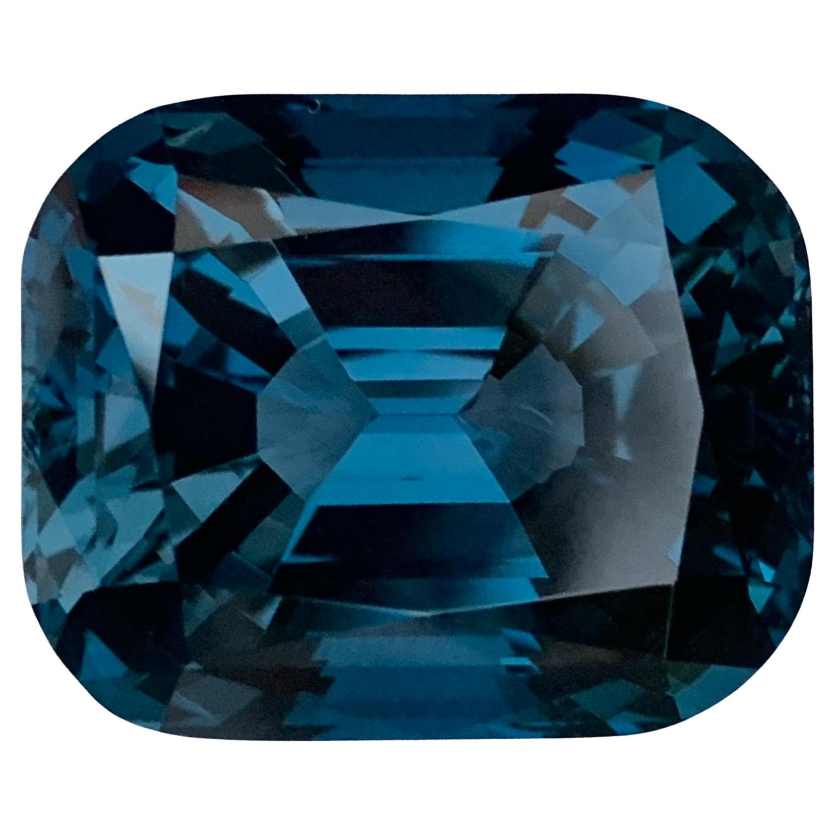 52.15 Carat Natural Loose London Blue Topaz Cushion Shape Gemstone