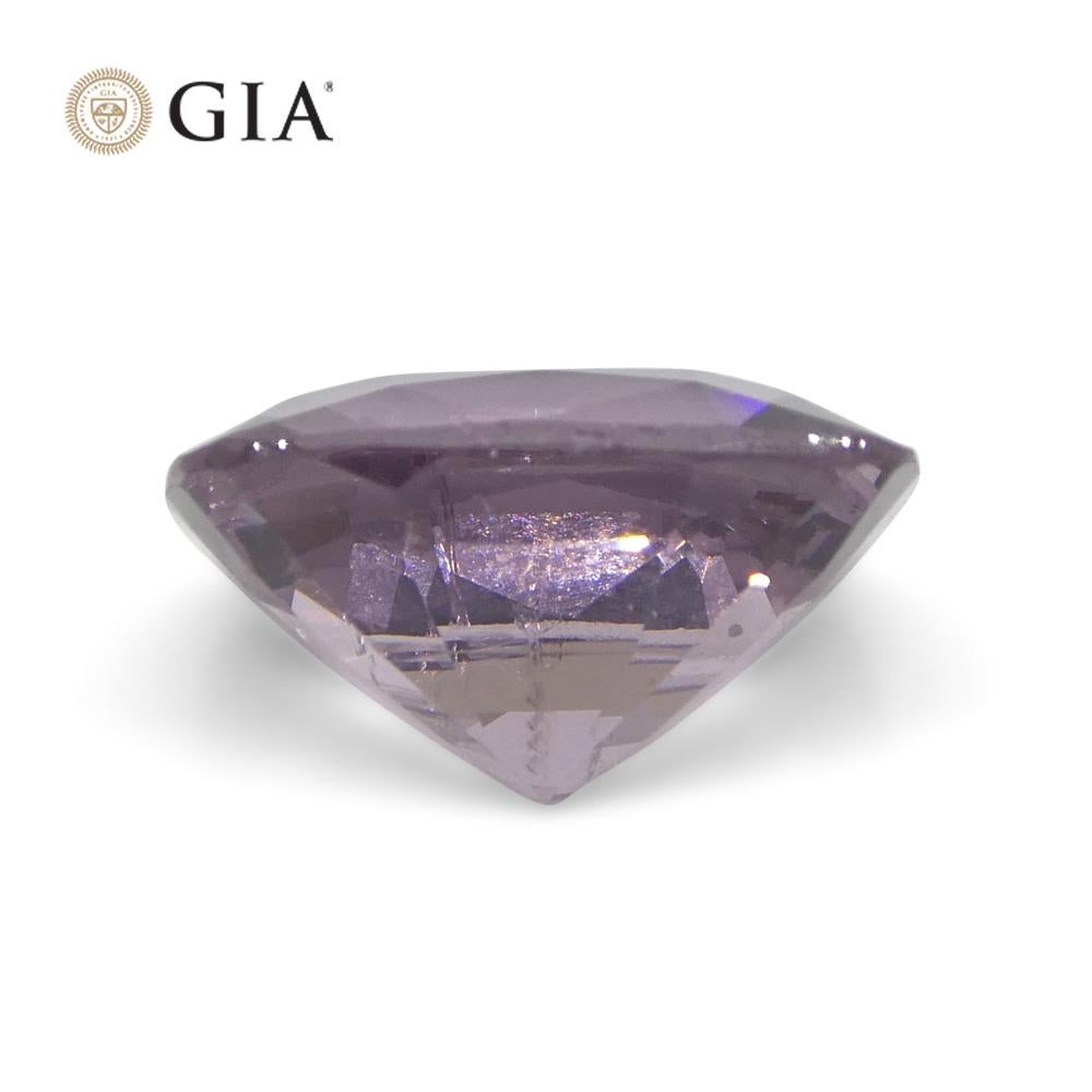 5.21ct Cushion Purple-Pink Spinel GIA Certified  Unheated  For Sale 6