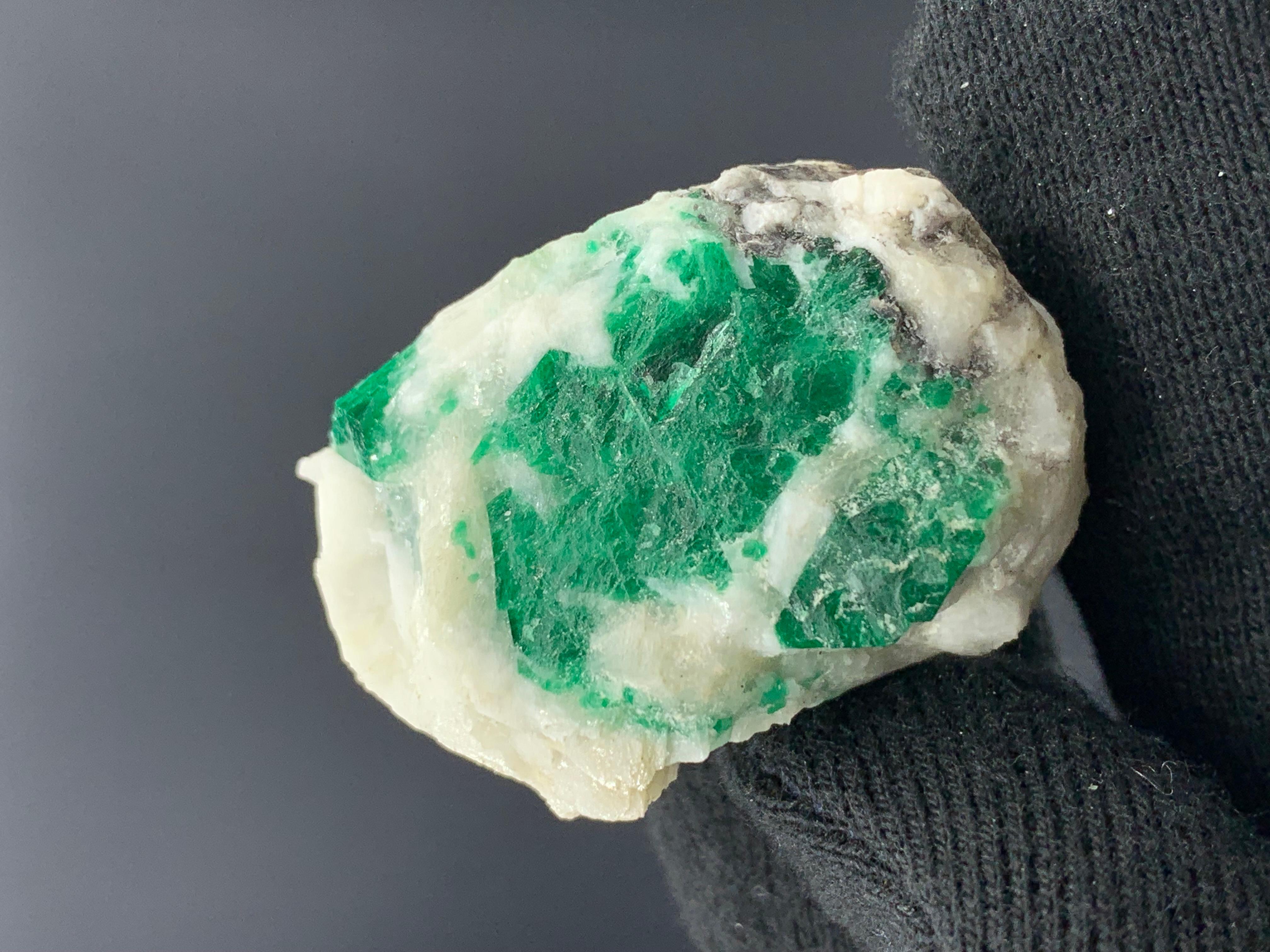 52.22 Gram Incredible Emerald Specimen On Matrix From Swat Valley, Pakistan   For Sale 2