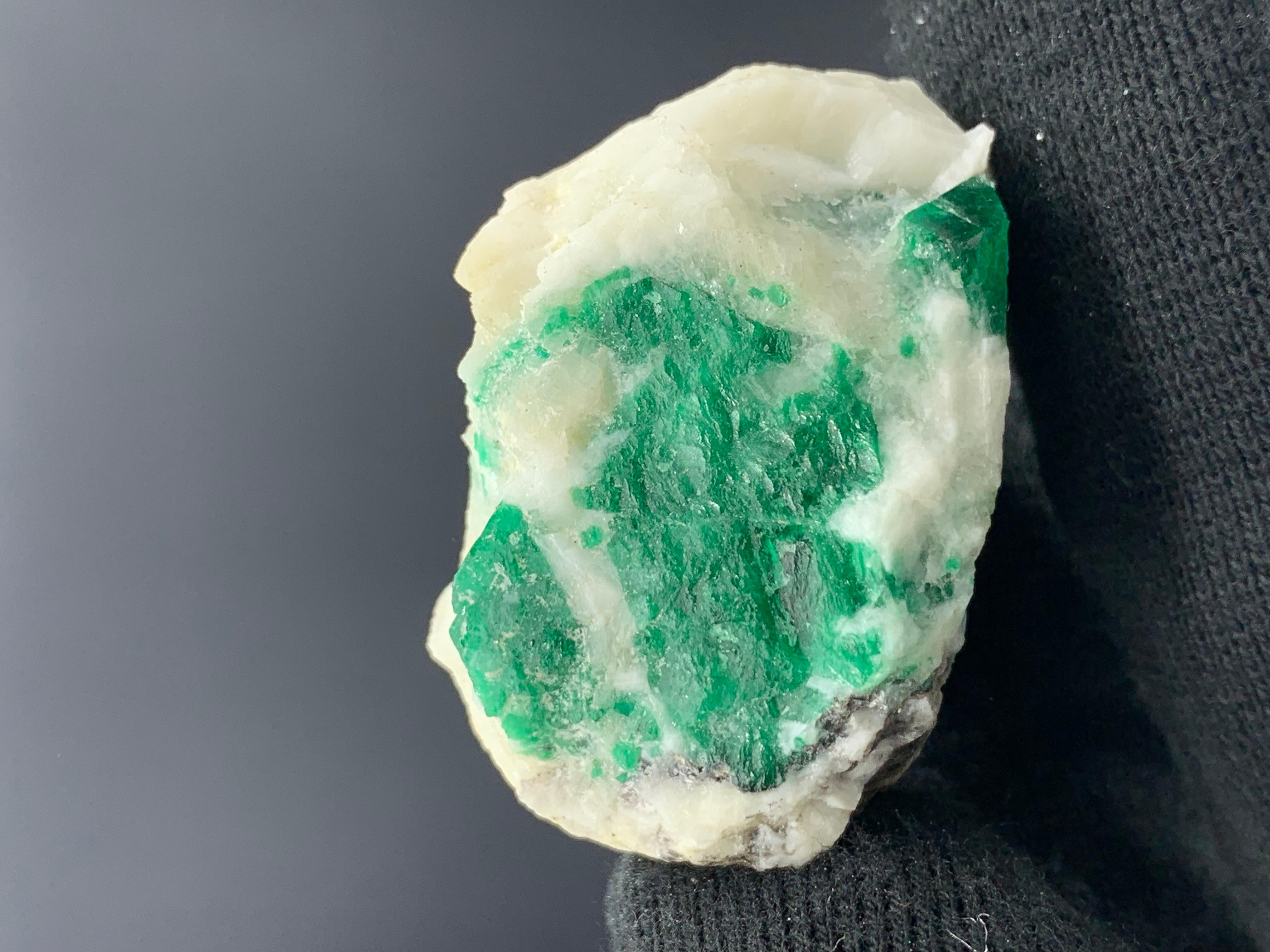 52.22 Gram Incredible Emerald Specimen On Matrix From Swat Valley, Pakistan   For Sale 3
