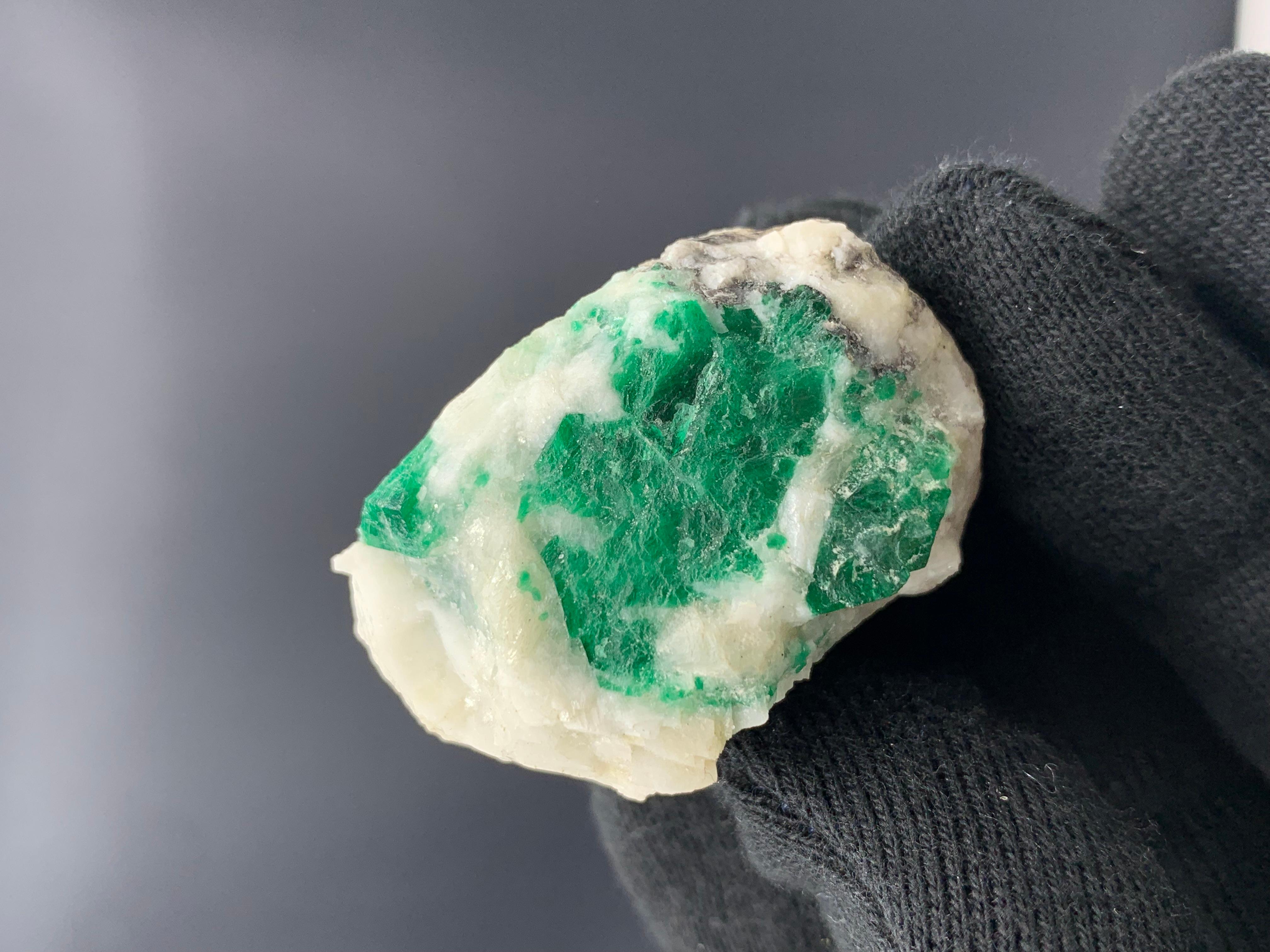 Pakistani 52.22 Gram Incredible Emerald Specimen On Matrix From Swat Valley, Pakistan   For Sale