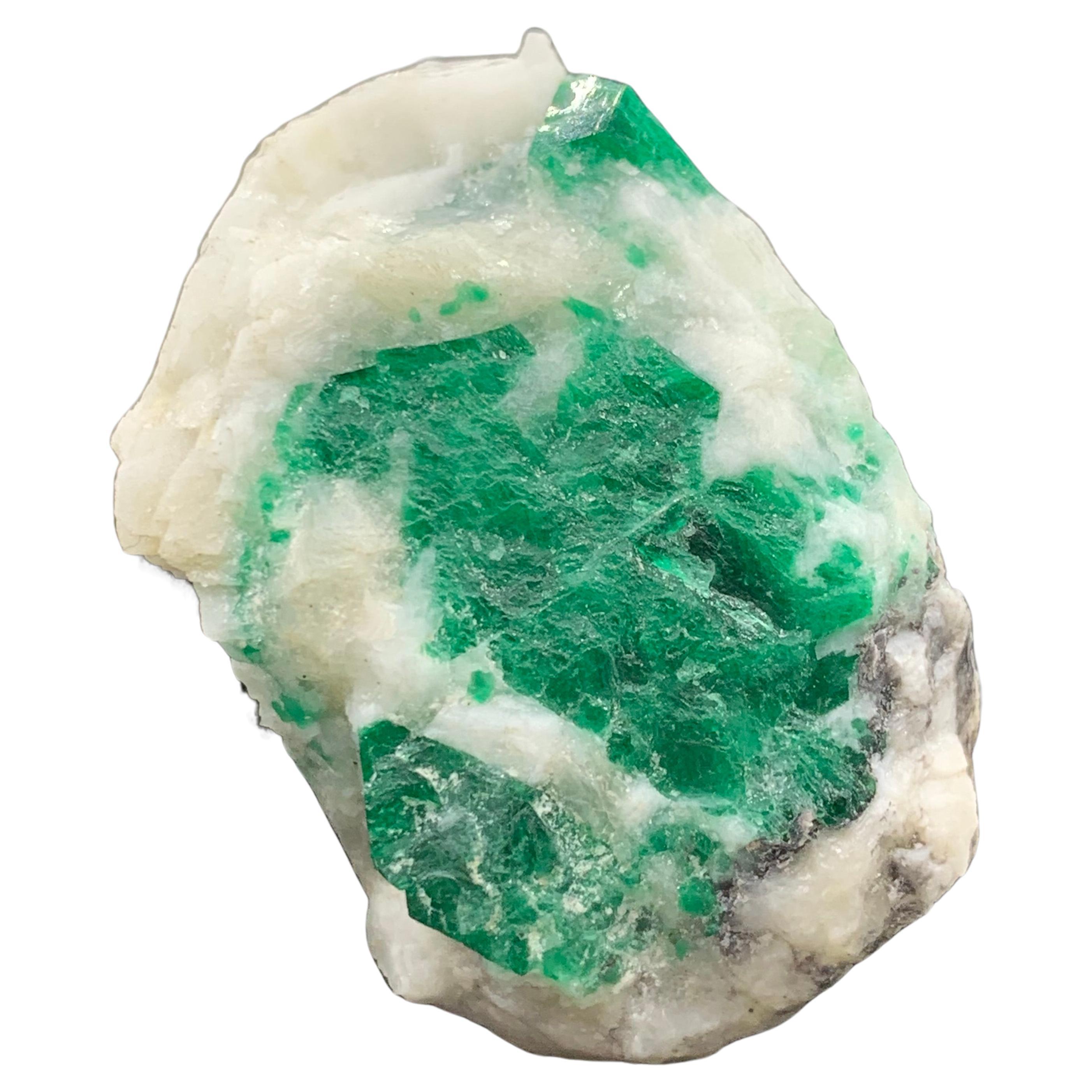 52.22 Gram Incredible Emerald Specimen On Matrix From Swat Valley, Pakistan   For Sale