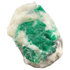 Antique 52.22 Gram Incredible Emerald Specimen On Matrix From Swat Valley, Pakistan  