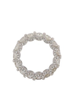 Gems Are Forever 5.25 Carat Diamond and Platinum Eternity Band