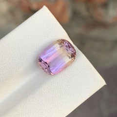 5.25 Carat Natural Loose Ametrine Long Cushion Shape Gemstone