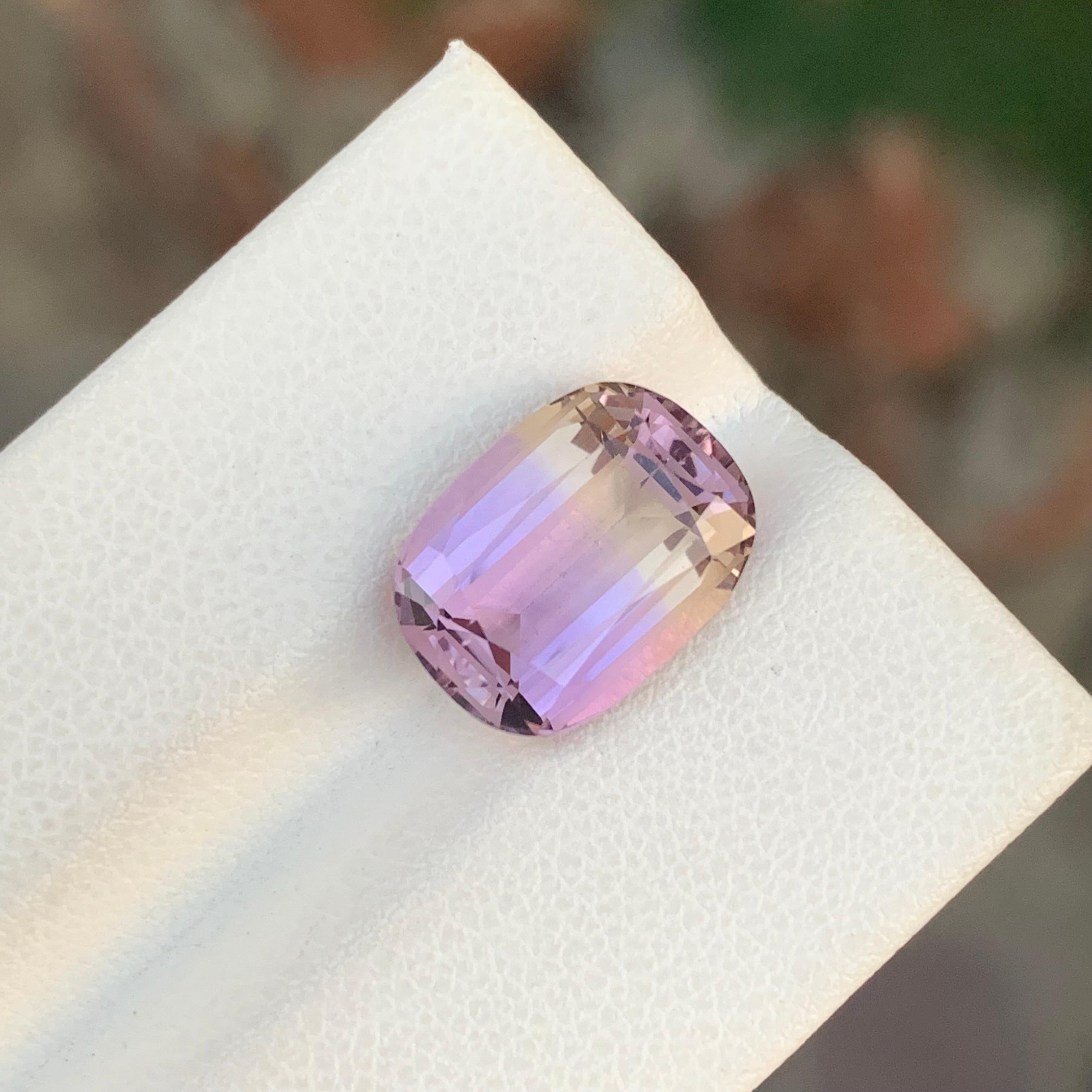 5,25 Carati Nature Ametrine sciolti a forma di cuscino lungo Gemma in vendita 1