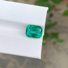 5,25 carati di tormalina verde laguna pietra taglio cuscino gemma afgana