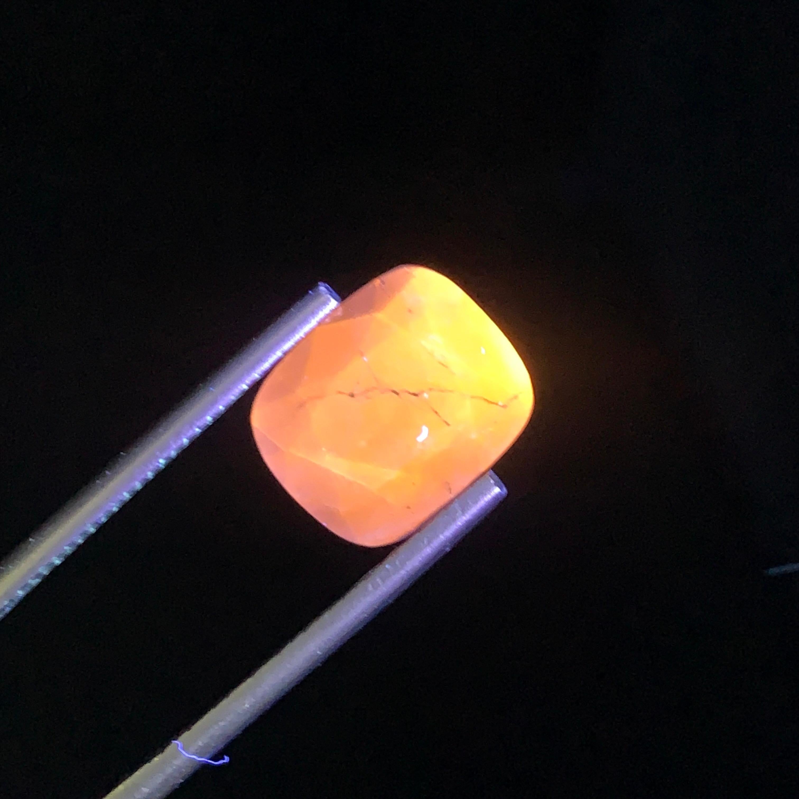 Women's or Men's 5.25 Carats World Most Rarest Natural Loose Haüyne \ Haüynite Gemstone For Sale