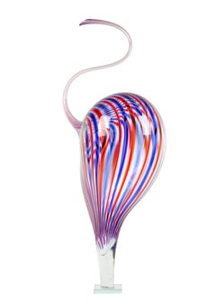 52.5" High STEPHEN ROLFE POWELL Hand Blown Art Glass 'Screamer' Series Sculpture