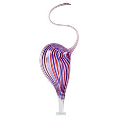 52.5" High STEPHEN ROLFE POWELL Hand Blown Art Glass 'Screamer' Series Sculpture