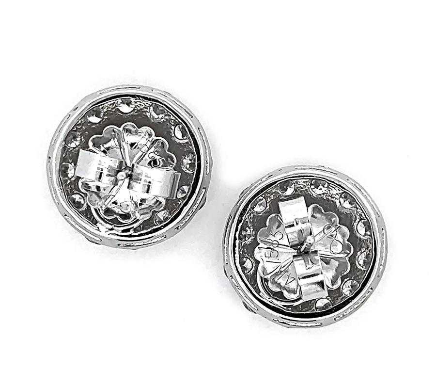 Orecchini in oro con diamanti da 5,25 ct In condizioni buone in vendita a New York, NY