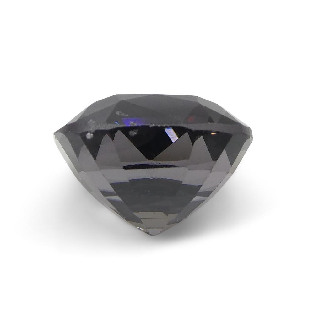 5,25ct Spinello grigio rettangolare a cuscino dalla Birmania in vendita 1