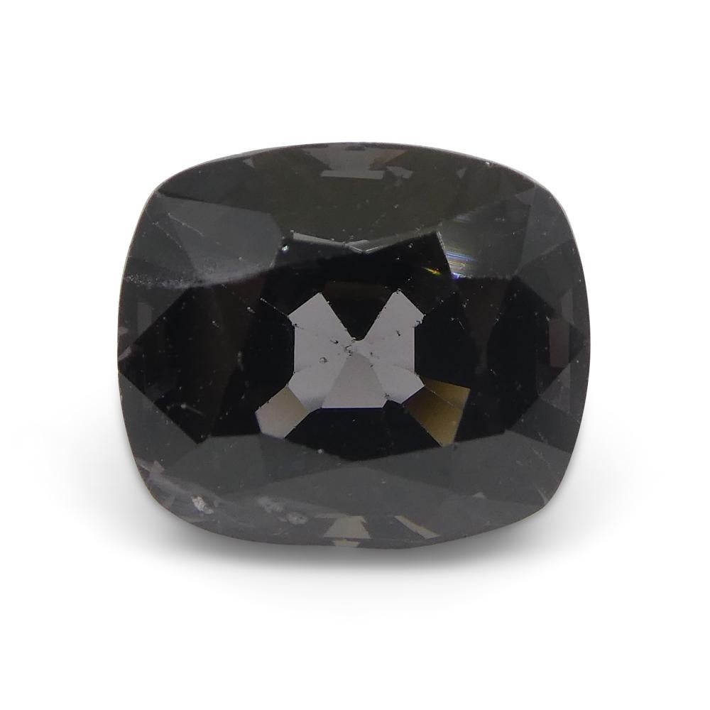 5,25ct Spinello grigio rettangolare a cuscino dalla Birmania in vendita 3