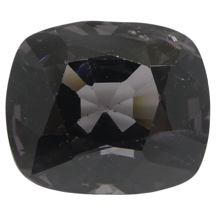 5,25ct Spinello grigio rettangolare a cuscino dalla Birmania in vendita